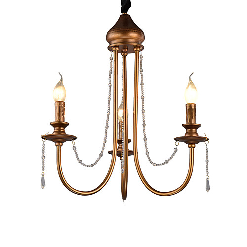 

3-Light Свеча-стиль Люстры и лампы Металл 110-120Вольт / 220-240Вольт