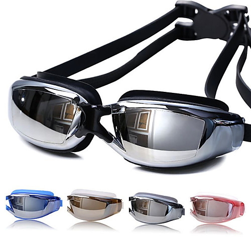 

Swimming Goggles Anti-Fog UV Protection Plated For Child's Silicone PC Others Silver