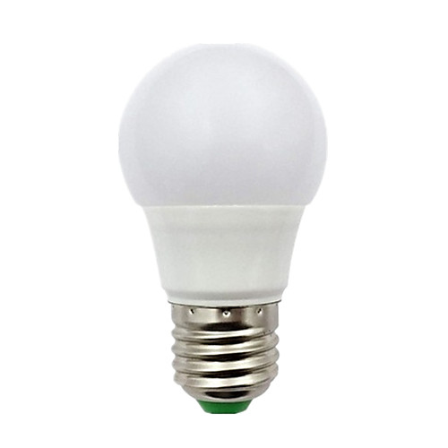 

1шт 3 W Круглые LED лампы 260 lm E26 / E27 1 Светодиодные бусины Тёплый белый Белый 12 V