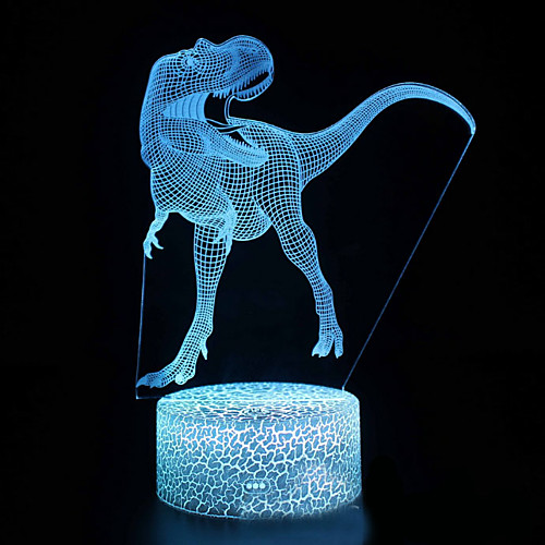 

1шт 3D ночной свет USB Творчество <=36 V
