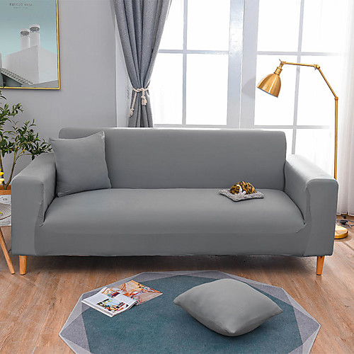 

Sofa Cover High Stretch Solid Combinatorial Soft Elastic Polyester Slipcovers