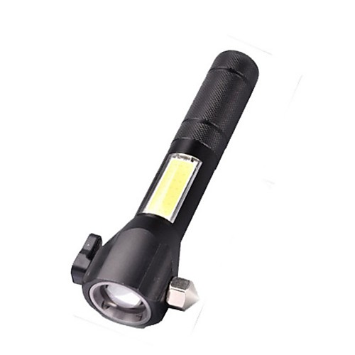 

USB аварийное освещение светодиодный фонарик ударов безопасности молоток фонарик предупреждение и мобильный силовой магнит спасательный инструмент