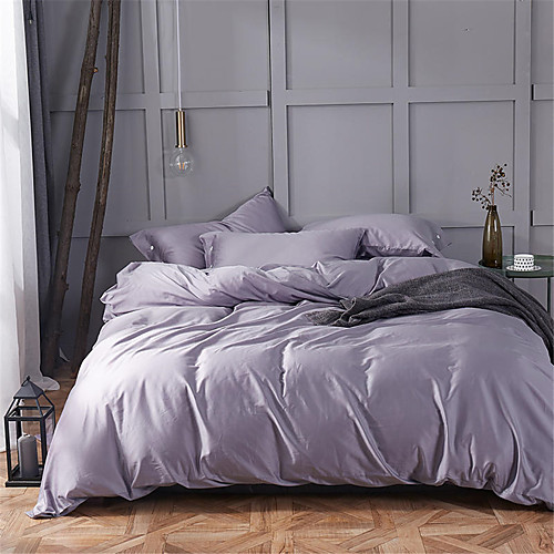 

Пододеяльник наборы Однотонный Хлопок Крашенный в пряже 4 предметаBedding Sets