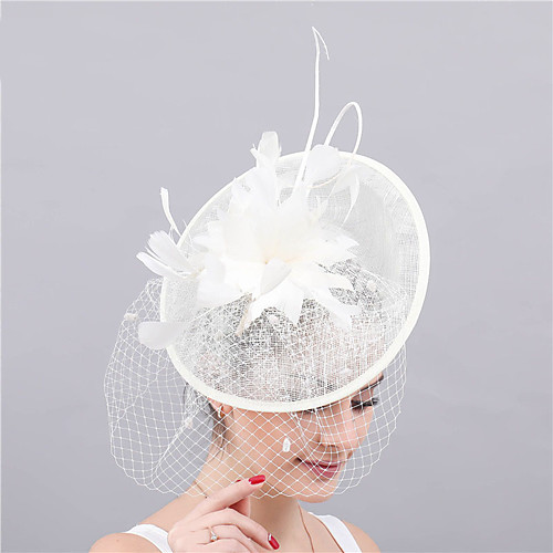 

Лен / хлопок Fascinators / Цветы / Аксессуары для волос с Пух / Цветы 1 Вечеринка / ужин / на открытом воздухе Заставка