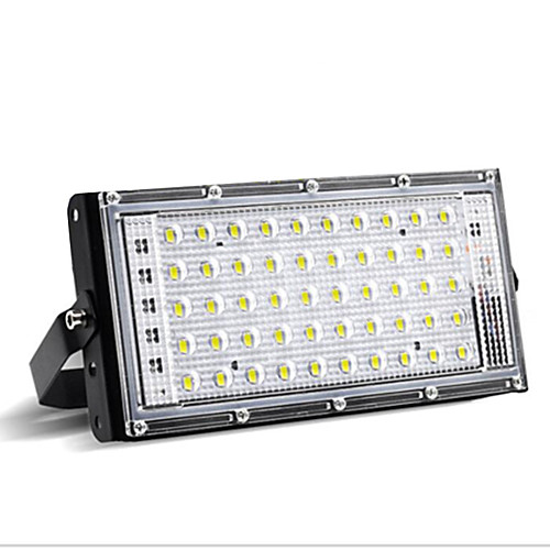 

1шт 50 W LED прожекторы Водонепроницаемый Тёплый белый / Белый 220 V Уличное освещение / двор / Сад 50 Светодиодные бусины