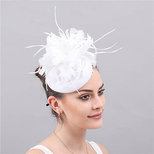 

Лен / хлопок Fascinators / Цветы / Аксессуары для волос с Пух / Цветы 1 Вечеринка / ужин / на открытом воздухе Заставка