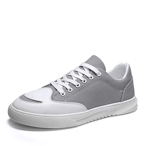 

Муж. Комфортная обувь Полотно Осень / Весна лето На каждый день / Стиль ""Школьная форма"" Кеды Беговая обувь Дышащий Черный / Серый / Желтый