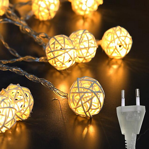 

3m String Lights 20 LEDs 1 set Warm White Indoor / Cute / Creative 220 V