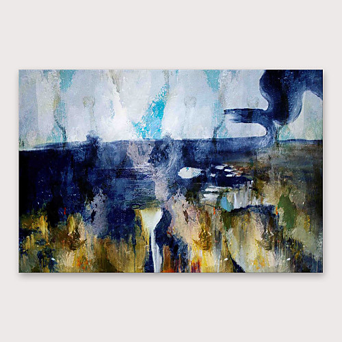 

Hang-роспись маслом Ручная роспись - Абстракция Modern Включите внутренний каркас