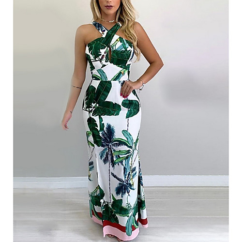 

женское макси облегающее платье белое s m l xl