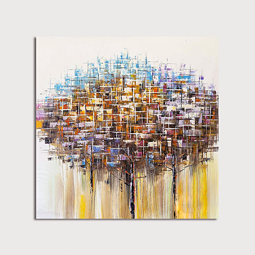 

Hang-роспись маслом Ручная роспись - Абстракция Цветочные мотивы / ботанический Modern Без внутренней части рамки