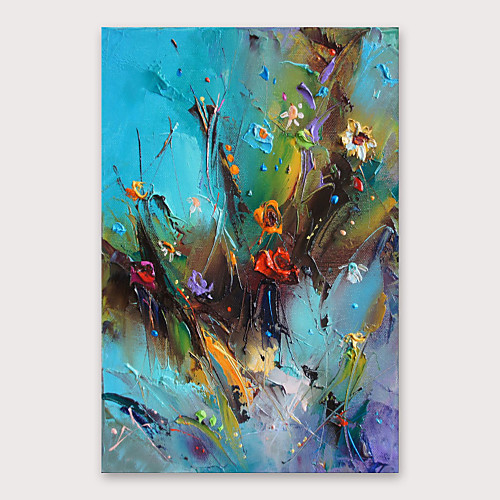 

Hang-роспись маслом Ручная роспись - Абстракция Modern Включите внутренний каркас