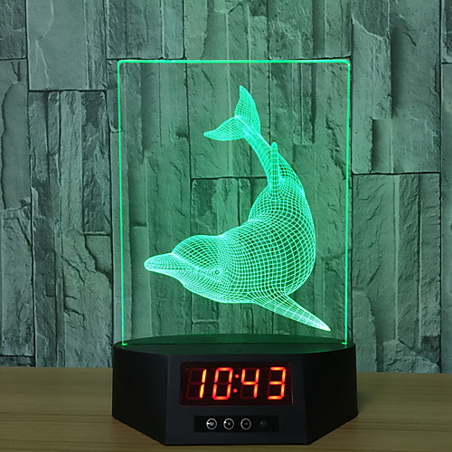 

1шт 3D ночной свет USB Творчество <=36 V