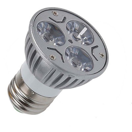 

1шт 3 W Точечное LED освещение 110-210 lm E26 / E27 3 Светодиодные бусины Тёплый белый Холодный белый 85-265 V