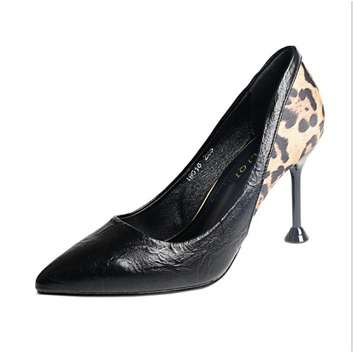 

Жен. Полиэстер Весна Обувь на каблуках На шпильке Заостренный носок Черный