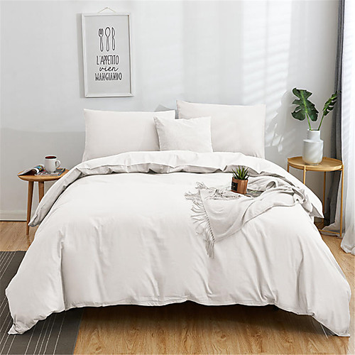 

Пододеяльник наборы Однотонный Хлопок Крашенный в пряже 4 предметаBedding Sets