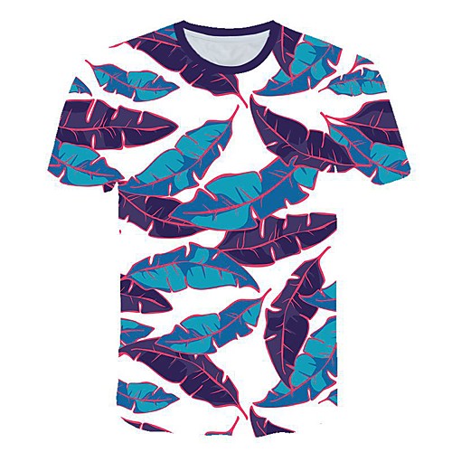 

Men's Daily T-shirt - 3D Print Blue