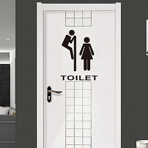 

Наклейки для туалета - Простые наклейки Геометрия Ванная комната