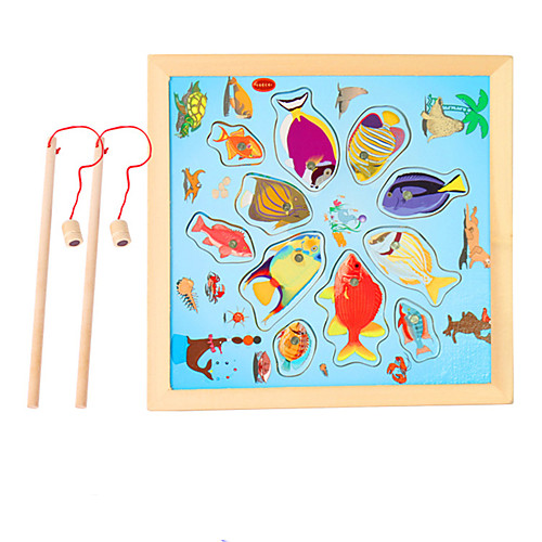 

Рыболовные игрушки Рыбки Взаимодействие родителей и детей Кошка деревянный Детские Все Игрушки Подарок 1 pcs