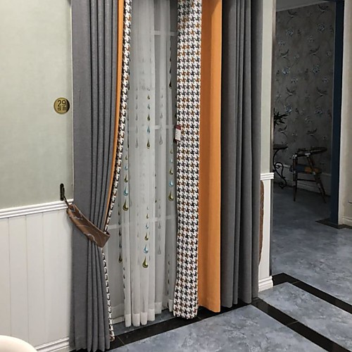 

Современный Конфиденциальность 2 шторы Занавес Спальня Curtains