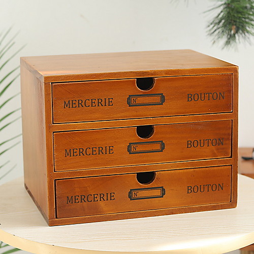 

Коробка для хранения деревянный Античный Аксессуар 1 коробка для хранения Сумки для хранения домашних хозяйств