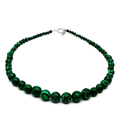 

Women's Bead Necklace Romantic Stone Peacock Green 45 cm Necklace Jewelry 1pc For Street Club Festival