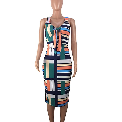 

Жен. Классический Облегающий силуэт Платье До колена