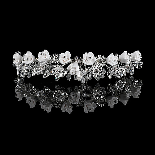 

Сплав ободки / Аксессуары для волос / Головные уборы с Кристаллы / Crystal / Rhinestone / Цветы Круг Свадьба / Вечеринка / ужин Заставка