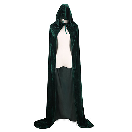 

Witch Vampire Cape Cosplay Costume Cloak Party Costume Costume Adults' Men's Cover Up Halloween Christmas Halloween Carnival Festival / Holiday Satin Velvet Black / Brown / White Men's Carnival