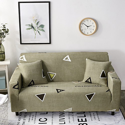 

современный геометрический принт очень эластичный спандекс полиэстер цельный диван чехол в чехле кресло кресло для сидения 3 4 местный диван