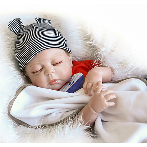 фото Npk doll куклы реборн дети reborn baby doll 22 дюймовый полный силикон для тела силикон винил - как живой милый стиль ручная работа безопасно для детей новый дизайн non toxic детские / ce Lightinthebox