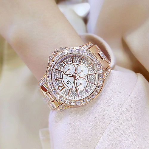

роскошные женские стальные пояса часы флэш-дрель горный хрусталь дизайн бизнес платье часы