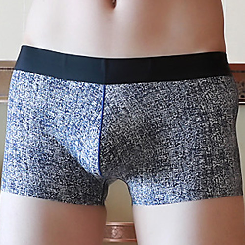 

Муж. Нейлон С принтом - Боксеры 1 шт. Заниженная