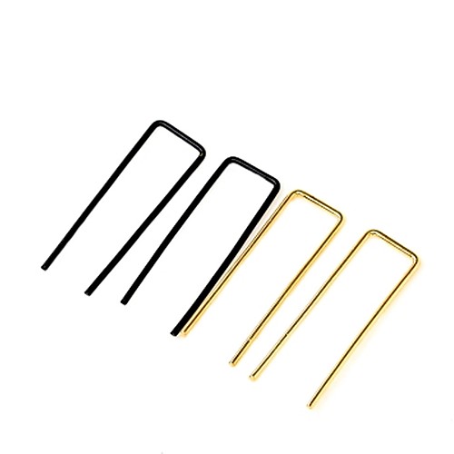 

Жен. Серьги-гвоздики Серьги Серьги Бижутерия Золотой / Черный / Серебряный Назначение градация Повседневные фестиваль 1 пара