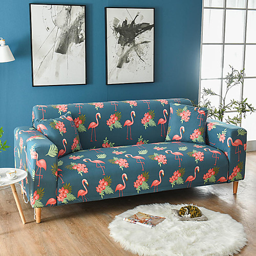 

чехол для дивана высокий эластичный фламинго с принтом комбинаторные мягкие эластичные чехлы из полиэстера