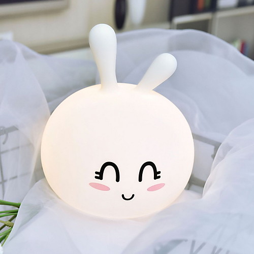 

1шт LED Night Light Тёплый белый USB Творчество <=36 V