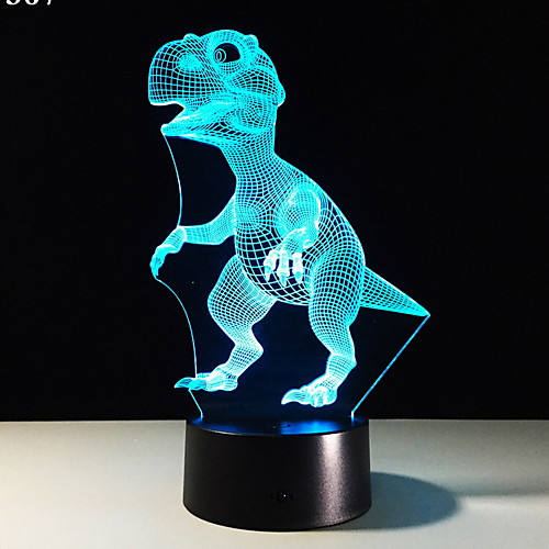 

1шт 3D ночной свет USB Творчество <=36 V