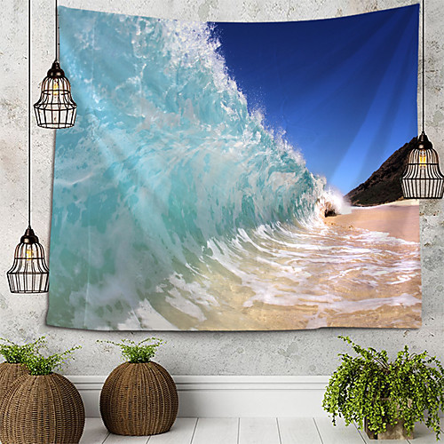 

Beach Theme Wall Decor 100% Polyester Mediterranean / Modern Wall Art, Wall Tapestries Decoration