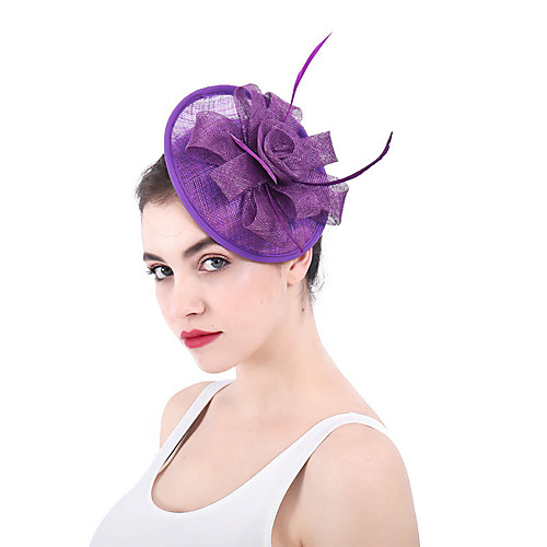 

Лен / хлопок Fascinators / Цветы / Аксессуары для волос с Пух / Цветы 1 Вечеринка / ужин / на открытом воздухе Заставка