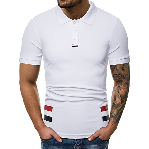 

Муж. Polo Контрастных цветов Белый US36