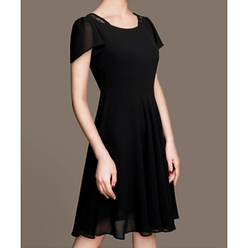 

женское платье-футляр длиной до колен черный s m l xl