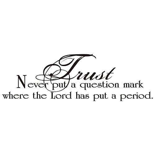 

Characters / Religious Wall Stickers Plane Wall Stickers Decorative Wall Stickers, PVC Home Decoration Wall Decal Wall Decoration 1pc / Removable