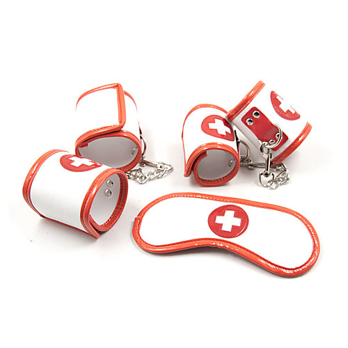 фото Сексуальная медсестра стиль sm игрушки косплей наручники и legcuffs & маска lightinthebox