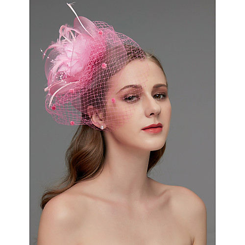 

Сеть Fascinators / Аксессуары для волос / Головные уборы с Пух / Цветы / Отделка 1 шт. Свадьба / Особые случаи Заставка