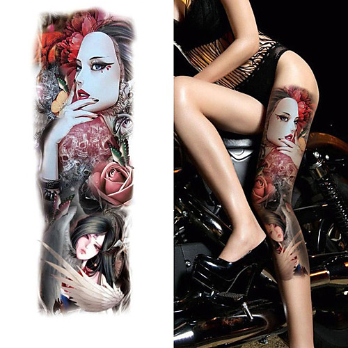

3 pcs Full Arm Temporary Tattoo Sleeve Waterproof Tattoos For Cool Men Women Tattoos Stickers On The Body Art