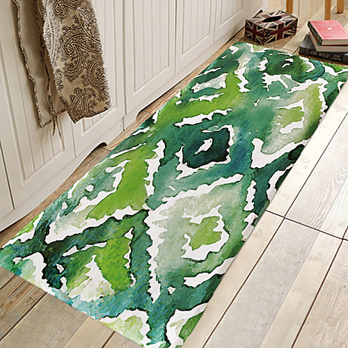 

1pc Casual / Modern Bath Mats / Bath Rugs Coral Velve Creative / Geometric / Floral Print 5mm Bathroom Creative