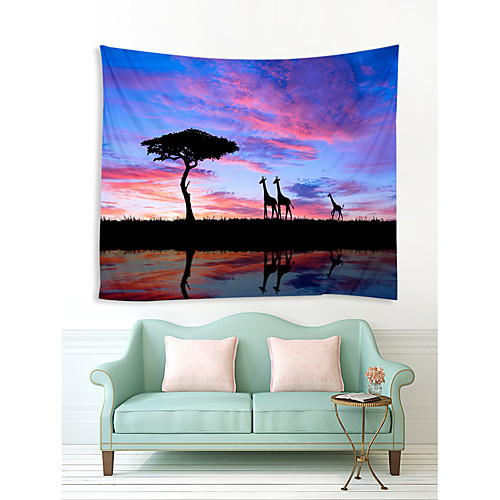 

Garden Theme / Floral Theme Wall Decor 100% Polyester Classic / Modern Wall Art, Wall Tapestries Decoration