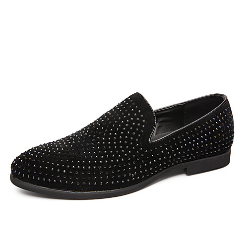 

Men's Formal Shoes PU Spring & Summer / Fall & Winter Casual / British Loafers & Slip-Ons Black / Party & Evening