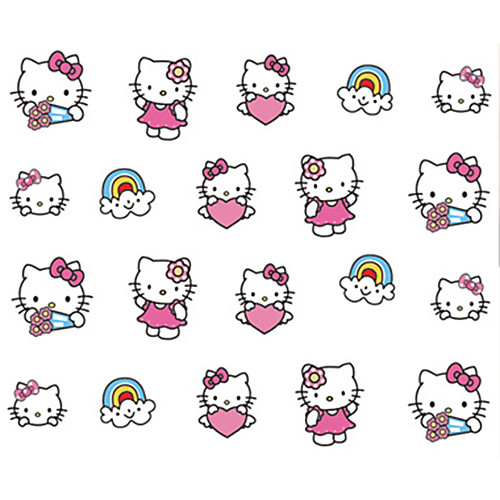 

1 pcs Full Nail Stickers Creative nail art Manicure Pedicure Mini Style / Safety / Slim design Stylish Daily / Festival