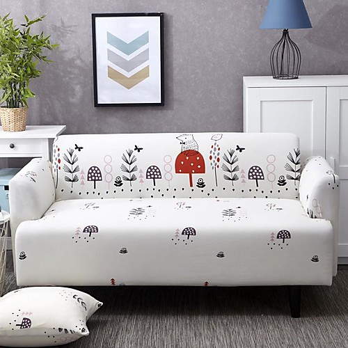 

Cartoon Squirrel Print Dustproof All-powerful Slipcovers Stretch Sofa Cover Super Soft Fabric Couch Cover with One Free Pillow Case